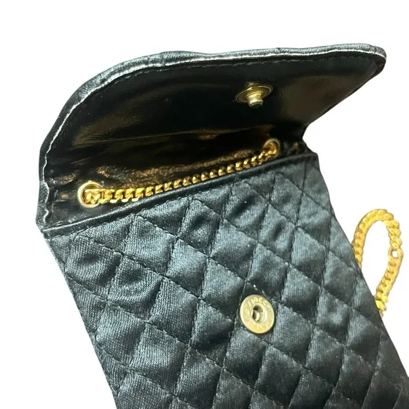 Vintage Chanel Black Quilted Micro Bag - with Chanel Gift Bag - Picture 14 of 15